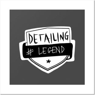 gift idea auto detailing legend Posters and Art